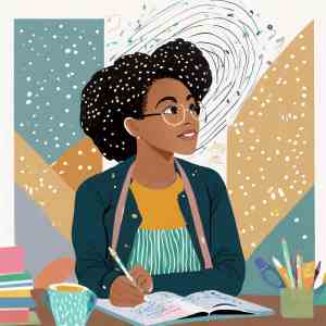 Before I begin writing, I spend some time thinking. My teenage mind sometimes wanders while my hands should be tapping out words.