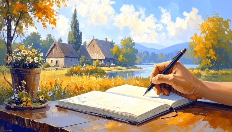 I write laughter, I write tears...