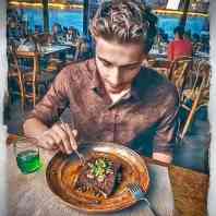 Illustration of a joyful single person on Valentine's Day, embodying the spirit of the solo Valentine's Day poem.