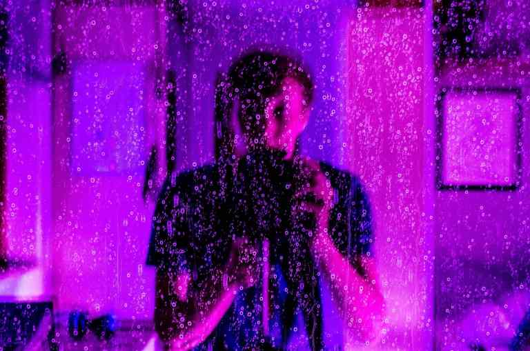 men s blue crew neck t shirt