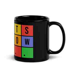 Poets Know It Black Glossy Mug